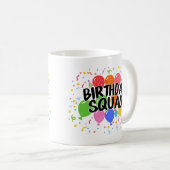 Mug Équipe d'anniversaire (Devant droit)