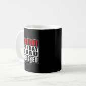 Mug Équipe d'anniversaire déchaînée Citations drôles (Devant gauche)
