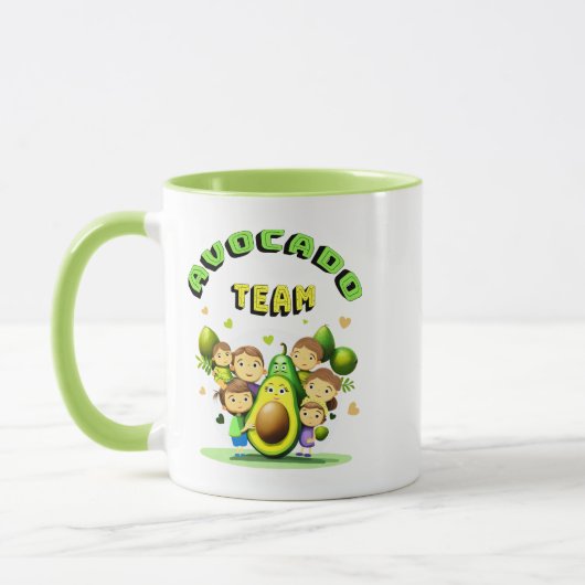 Mug Équipe d'Avocado (Gauche)