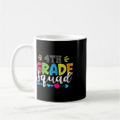 Mug Équipe de 4e année Retour au professeur d'école Él (Gauche)