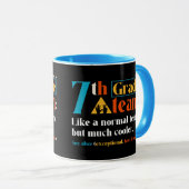 Mug Équipe de 7e année Comme une équipe normale, mais (Devant droit)