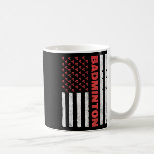 Mug Équipe de badminton Drapeau américain Usa Badminto