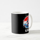 Mug Équipe de baseball Bison volant Basball Usa Team (Devant droit)
