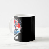 Mug Équipe de baseball Bison volant Basball Usa Team (Devant gauche)