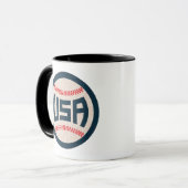 Mug Équipe de baseball USA (Devant gauche)