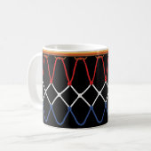 Mug Équipe de basket-ball Net_red, white, blue (Devant gauche)