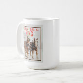 Mug Équipe de Belgique de sleigh Bells Ring (Devant gauche)