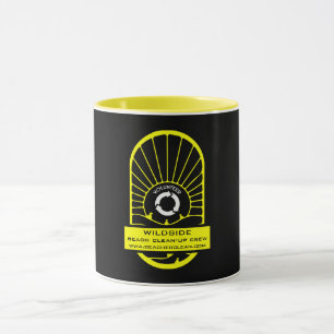 Mug Équipe de bénévoles pour le nettoyage de la plage