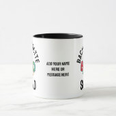 MUG ÉQUIPE DE BINGO PERSONNALISÉE POUR ENTERREMENT DE  (Centre)