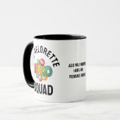 MUG ÉQUIPE DE BINGO PERSONNALISÉE POUR ENTERREMENT DE  (Devant gauche)
