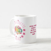 MUG ÉQUIPE DE BINGO POUR ENTERREMENT DE VIE DE JEUNE F (Devant gauche)