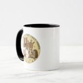 Mug Équipe de bois - Meilleurs amis forestiers/ Indivi (Devant gauche)