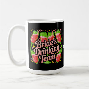 Mug Équipe de boisson de la mariée Design pour enterre