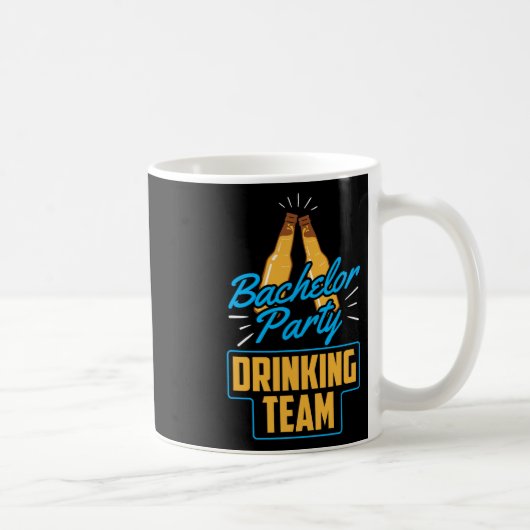 Mug Équipe de boisson d'enterrement de vie de garçon M (Droite)