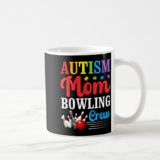Mug Équipe de bowling de maman autiste, amour et souti