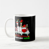 Mug Équipe de bowling de Noël Dabbing Père Noël Elf Bo (Gauche)