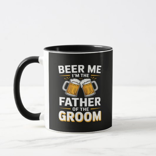 Mug Équipe de buveurs du père du marié (Gauche)