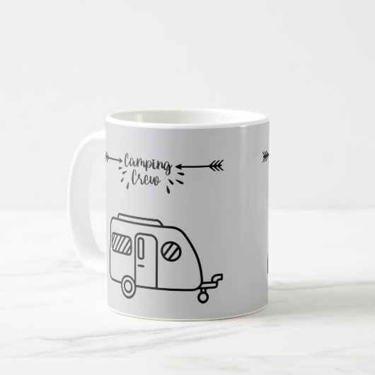 Mug Équipe de camping (Devant gauche)