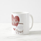 Mug Équipe De Cardiologie Pour Les Technologues Cardio (Devant droit)