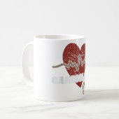 Mug Équipe De Cardiologie Pour Les Technologues Cardio (Devant gauche)