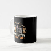 Mug Équipe de chat hanté d'Halloween (Devant gauche)