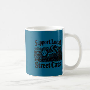 Mug Équipe de chats de rue locaux soutien ordures opos