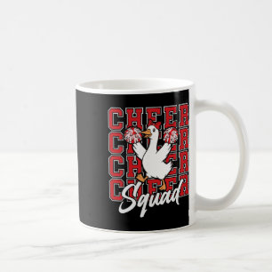 Mug Équipe de cheer drôle d'oie rouge coquette bow spo