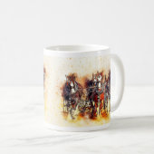 Mug Équipe de cheval (Devant droit)
