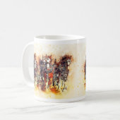 Mug Équipe de cheval (Devant gauche)