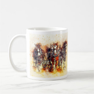 Mug Équipe de cheval