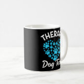 Mug Équipe De Chien De Thérapie Pour La Thérapie Assis (Devant droit)