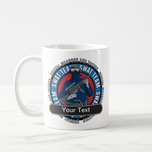 Mug Équipe de choc faite sur commande (Gauche)
