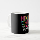 Mug Équipe de collège premier jour d'école milieu (Devant gauche)