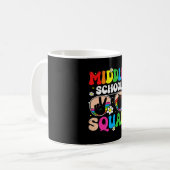Mug Équipe de collège professeurs élèves rentrée (Devant gauche)