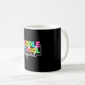 Mug Équipe de collège rentrée des professeurs (Devant droit)