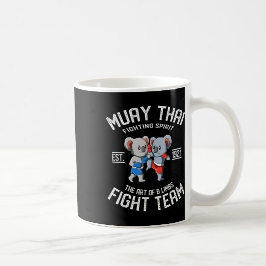 Mug Équipe de combat Muay Thai Koala - Nak Muay, kickb (Droite)