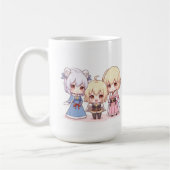 Mug Équipe de cosplay chibi mignonne (Gauche)