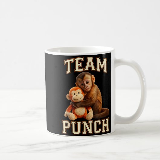 Mug Équipe de coup de poing de bébé singe (Droite)