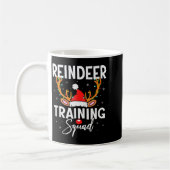 Mug Équipe de course de Noël Équipe de renne drôle en (Gauche)