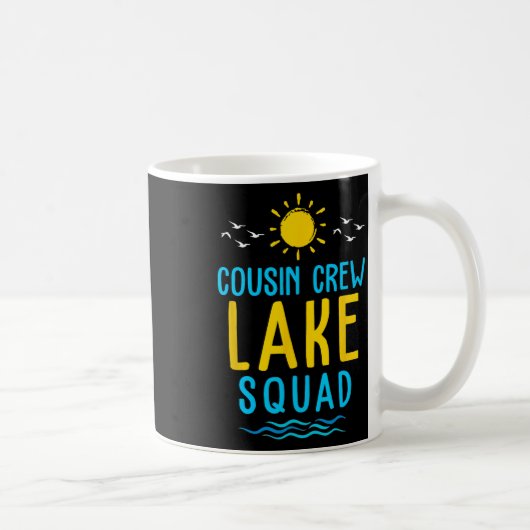 Mug Équipe de cousins Squad du lac Vacances d'été Fami (Droite)