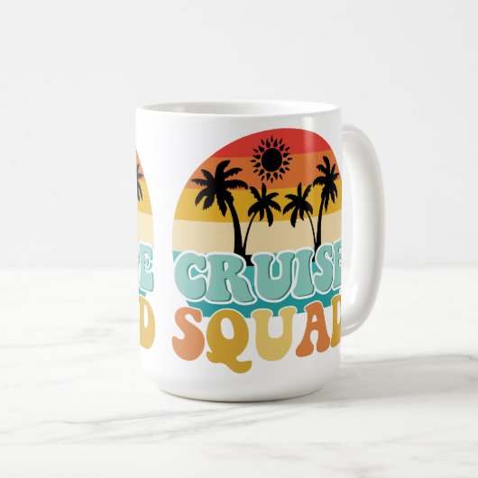 Mug Équipe de croisière (Devant droit)