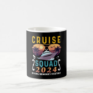 Mug Équipe de croisière 2024 Groupe de vacances famili