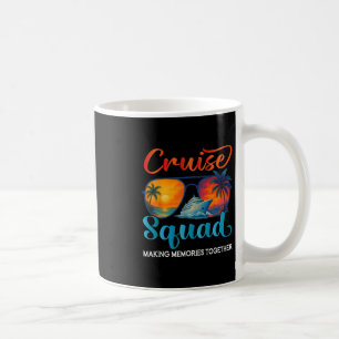 Mug Équipe de croisière 2025 Amis Famille Vacances Cor