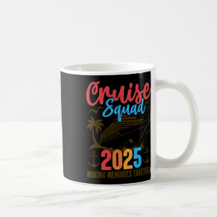 Mug Équipe de croisière 2025 Été Vacances Famille Grou
