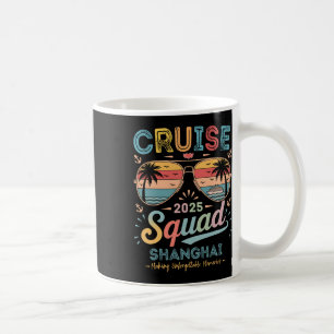 Mug Équipe de croisière 2025 Shanghai Groupe de famill