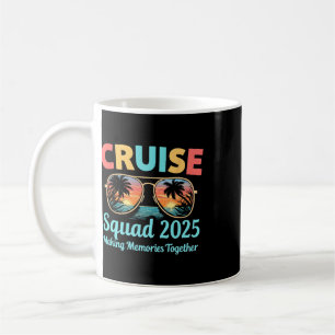 Mug Équipe de croisière 2025 Voyage de vacances en fam
