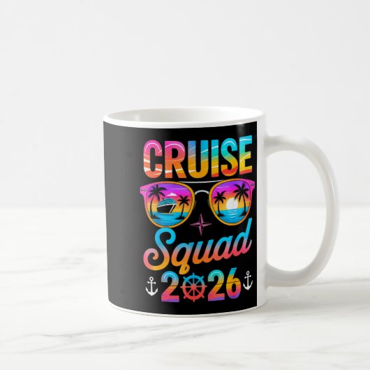 Mug Équipe de croisière 2026 Voyage de correspondance (Droite)