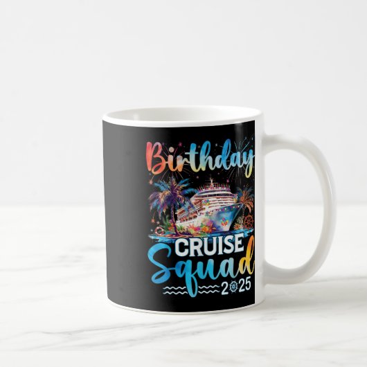 Mug Équipe de croisière d'anniversaire 2025 C'est ma f (Droite)