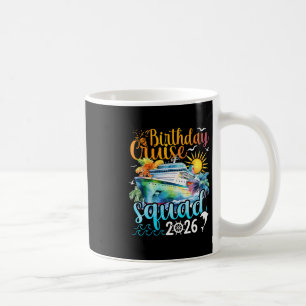 Mug Équipe de croisière d'anniversaire 2026 Croisière