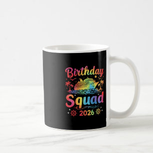 Mug Équipe de croisière d'anniversaire 2026 Croisière
